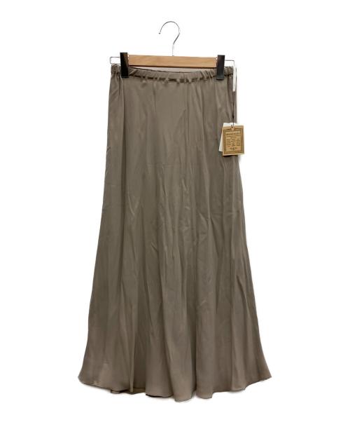 BEARDSLEY（ビアズリー）BEARDSLEY (ビアズリー) バックテールスカート ベージュ 未使用品の古着・服飾アイテム