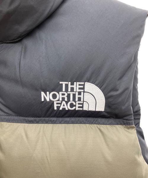 THE NORTH FACE（ザ ノース フェイス）THE NORTH FACE (ザ ノース フェイス) ヌプシベスト カーキ×ブラック サイズ:SIZE Sの古着・服飾アイテム