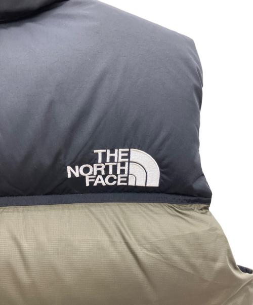 THE NORTH FACE（ザ ノース フェイス）THE NORTH FACE (ザ ノース フェイス) ヌプシベスト カーキ×ブラック サイズ:SIZE Sの古着・服飾アイテム