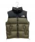 THE NORTH FACE（ザ ノース フェイス）の古着「ヌプシベスト」｜カーキ×ブラック