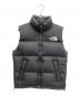 THE NORTH FACE（ザ ノース フェイス）の古着「ヌプシベスト」｜ブラック