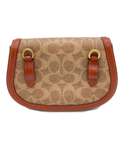 COACH（コーチ）COACH (コーチ) チェーンショルダーバッグ ブラウン×ブラックの古着・服飾アイテム