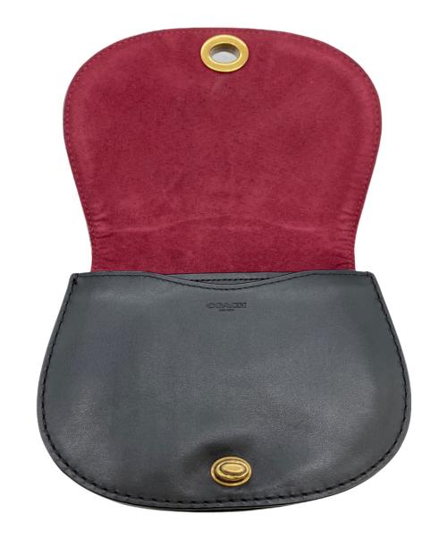 COACH（コーチ）COACH (コーチ) チェーンショルダーバッグ ブラウン×ブラックの古着・服飾アイテム