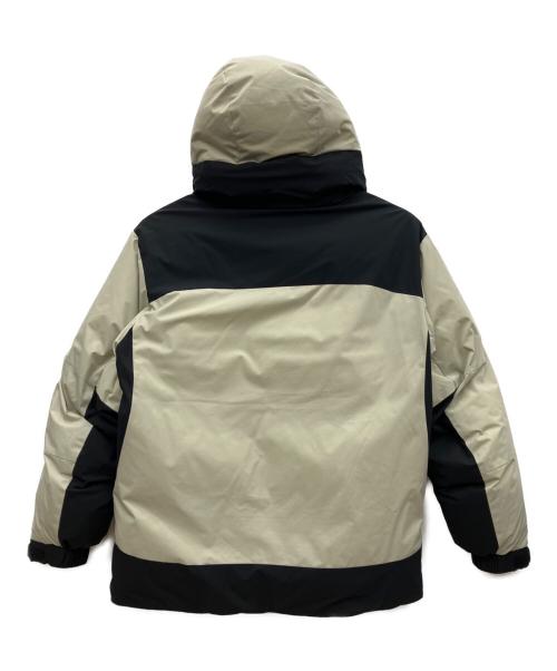 FIRST DOWN（ファーストダウン）FIRST DOWN (ファーストダウン) ダウンジャケット ブラック×グレー サイズ:XLの古着・服飾アイテム