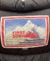 中古・古着 FIRST DOWN (ファーストダウン) ダウンジャケット ブラック×グレー サイズ:XL：6000円
