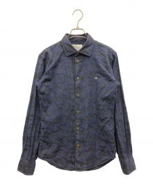 Vivienne Westwood（ヴィヴィアンウエストウッド）の古着「長袖シャツ」｜ネイビー