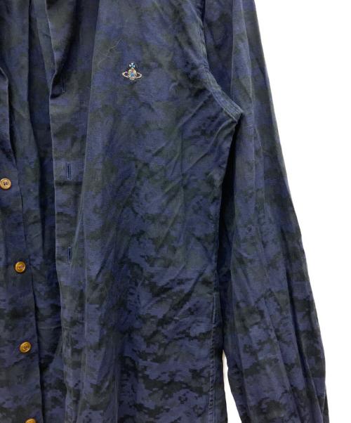 Vivienne Westwood（ヴィヴィアンウエストウッド）Vivienne Westwood (ヴィヴィアンウエストウッド) 長袖シャツ ネイビー サイズ:44の古着・服飾アイテム