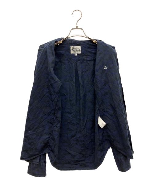 Vivienne Westwood（ヴィヴィアンウエストウッド）Vivienne Westwood (ヴィヴィアンウエストウッド) 長袖シャツ ネイビー サイズ:44の古着・服飾アイテム