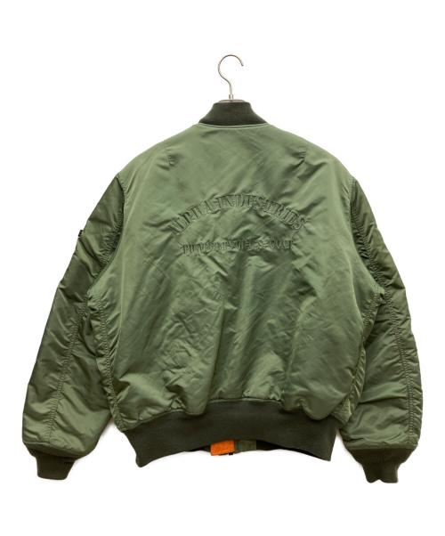 ALPHA INDUSTRIES（アルファインダストリーズ）ALPHA INDUSTRIES (アルファインダストリーズ) フライトジャケット オリーブ サイズ:3Lの古着・服飾アイテム