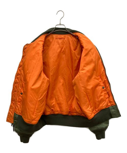 ALPHA INDUSTRIES（アルファインダストリーズ）ALPHA INDUSTRIES (アルファインダストリーズ) フライトジャケット オリーブ サイズ:3Lの古着・服飾アイテム