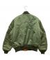 ALPHA INDUSTRIES (アルファインダストリーズ) フライトジャケット オリーブ サイズ:3L：6000円