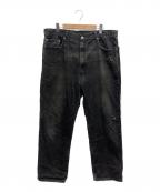 LEVI'Sリーバイス）の古着「ダメージ加工デニムパンツ」｜ブラック