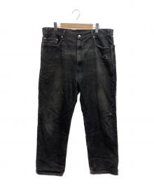 LEVI'S（リーバイス）の古着「ダメージ加工デニムパンツ」｜ブラック