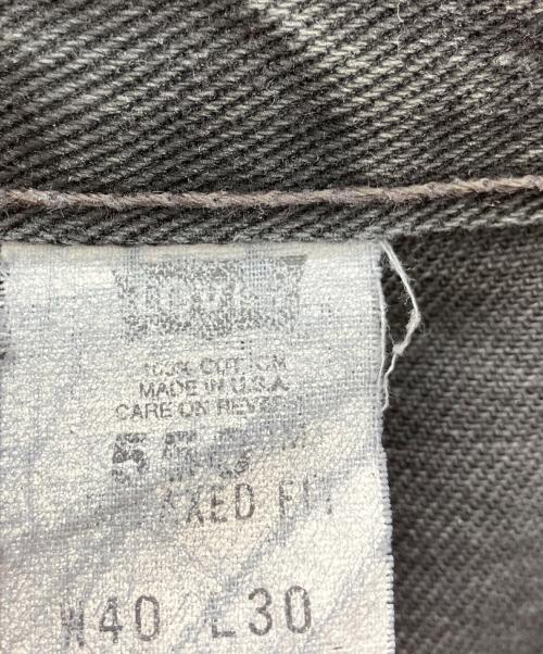 LEVI'S（リーバイス）LEVI'S (リーバイス) ダメージ加工デニムパンツ ブラック サイズ:W40×L30の古着・服飾アイテム