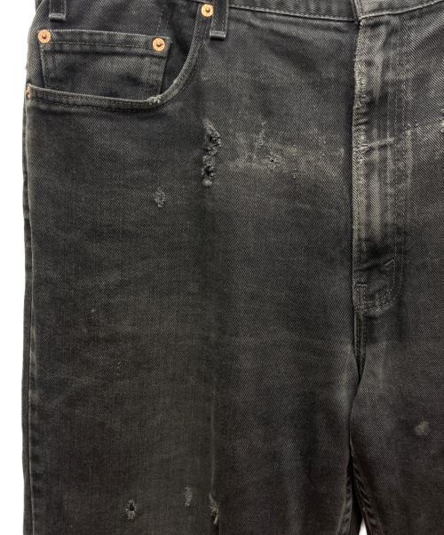 LEVI'S（リーバイス）LEVI'S (リーバイス) ダメージ加工デニムパンツ ブラック サイズ:W40×L30の古着・服飾アイテム