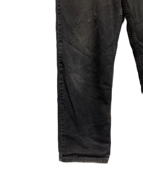 LEVI'S（リーバイス）LEVI'S (リーバイス) ダメージ加工デニムパンツ ブラック サイズ:W40×L30の古着・服飾アイテム