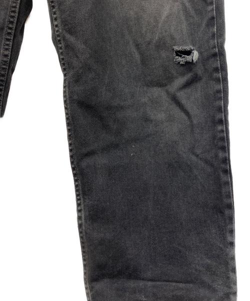 LEVI'S（リーバイス）LEVI'S (リーバイス) ダメージ加工デニムパンツ ブラック サイズ:W40×L30の古着・服飾アイテム