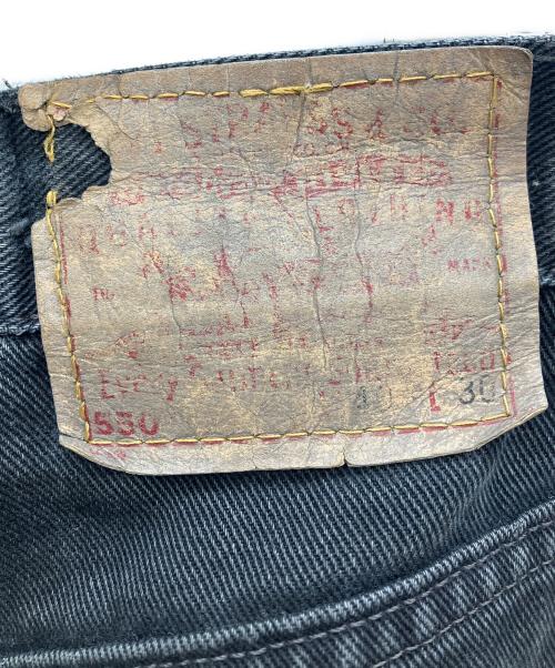 LEVI'S（リーバイス）LEVI'S (リーバイス) ダメージ加工デニムパンツ ブラック サイズ:W40×L30の古着・服飾アイテム