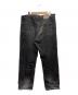 LEVI'S (リーバイス) ダメージ加工デニムパンツ ブラック サイズ:W40×L30：5000円