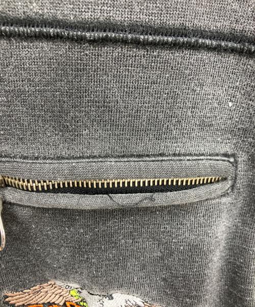 HARLEY-DAVIDSON（ハーレーダビッドソン）HARLEY-DAVIDSON (ハーレーダビッドソン) ジップアップスウェット グレー サイズ:Lの古着・服飾アイテム