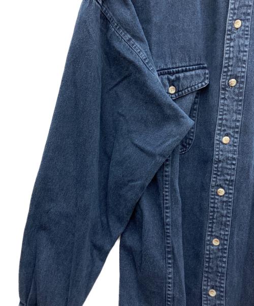 PLANET HOLLYWOOD（プラネットハリウッド）PLANET HOLLYWOOD (プラネットハリウッド) 長袖デニムシャツ インディゴ サイズ:SIZE XLの古着・服飾アイテム