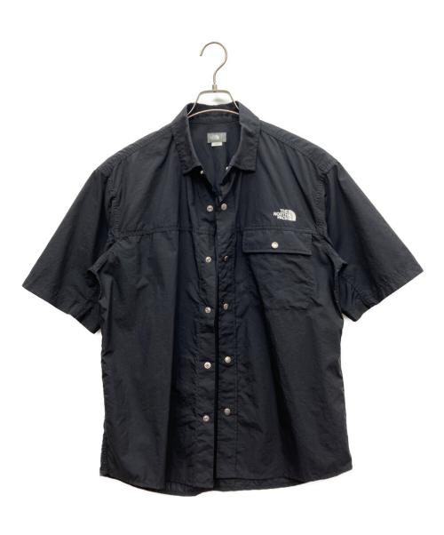 THE NORTH FACE（ザ ノース フェイス）THE NORTH FACE (ザ ノース フェイス) ショートスリーブヌプシャツ ブラック サイズ:Lの古着・服飾アイテム