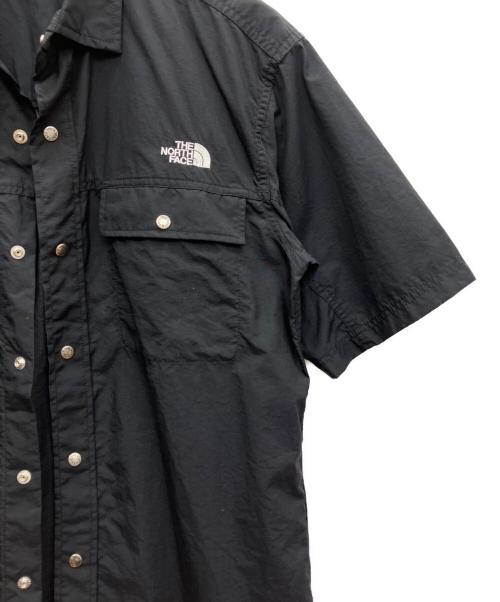 THE NORTH FACE（ザ ノース フェイス）THE NORTH FACE (ザ ノース フェイス) ショートスリーブヌプシャツ ブラック サイズ:Lの古着・服飾アイテム