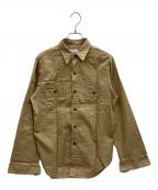 BIG YANKビッグヤンク）の古着「長袖シャツ」｜ベージュ