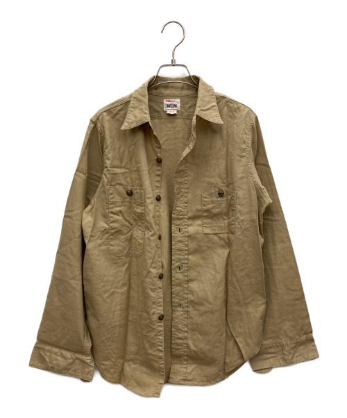 BIG YANK（ビッグヤンク）BIG YANK (ビッグヤンク) 長袖シャツ ベージュ サイズ:15の古着・服飾アイテム