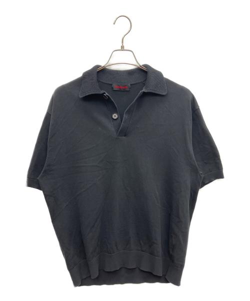 CABAN（キャバン）CABAN (キャバン) ポロニットプルオーバー ブラック サイズ:SIZE Lの古着・服飾アイテム