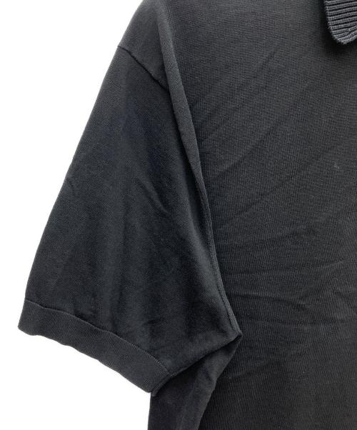 CABAN（キャバン）CABAN (キャバン) ポロニットプルオーバー ブラック サイズ:SIZE Lの古着・服飾アイテム