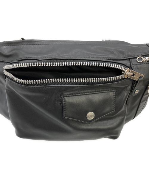 Schott（ショット）Schott (ショット) RIDERS BODY BAG ブラックの古着・服飾アイテム