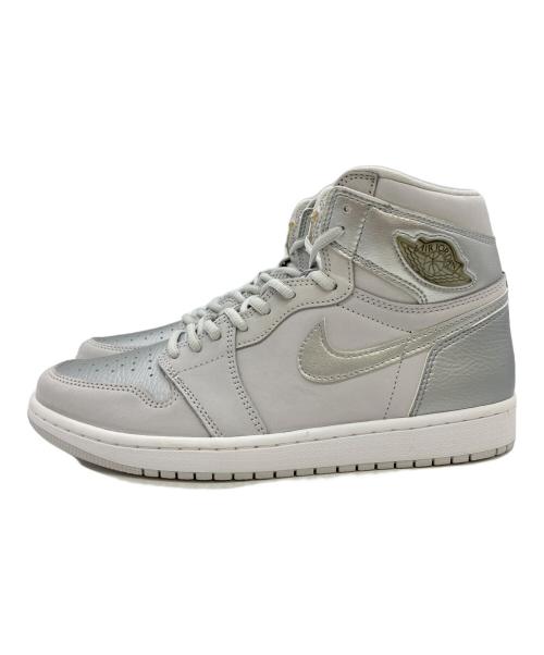 NIKE（ナイキ）NIKE (ナイキ) ハイカットスニーカー グレー×シルバー サイズ:SIZE 27.5cmの古着・服飾アイテム