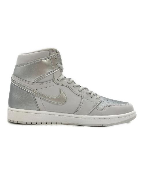 NIKE（ナイキ）NIKE (ナイキ) ハイカットスニーカー グレー×シルバー サイズ:SIZE 27.5cmの古着・服飾アイテム
