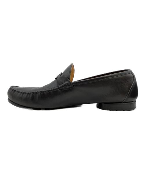 Salvatore Ferragamo（サルヴァトーレ フェラガモ）Salvatore Ferragamo (サルヴァトーレ フェラガモ) ガンチーニモカシン ブラック サイズ:SIZE 28cmの古着・服飾アイテム