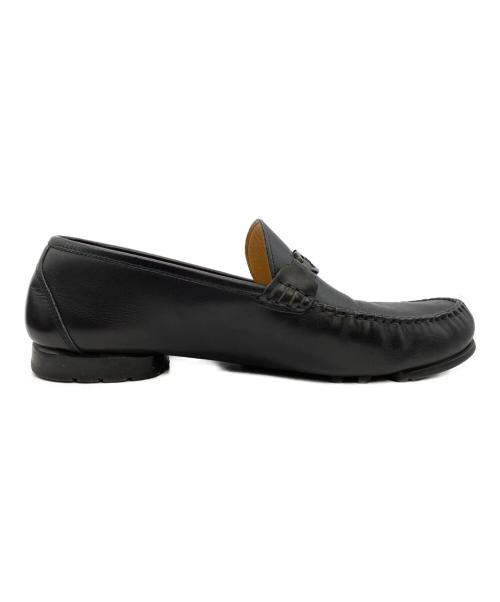 Salvatore Ferragamo（サルヴァトーレ フェラガモ）Salvatore Ferragamo (サルヴァトーレ フェラガモ) ガンチーニモカシン ブラック サイズ:SIZE 28cmの古着・服飾アイテム