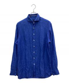 中古・古着通販】CONFECT (コンフェクト) リネンシャツ ネイビー