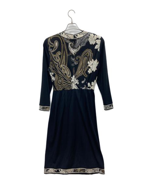 LEONARD PARIS（レオナール パリ）LEONARD PARIS (レオナール パリ) カーディガンセットワンピース ブラック サイズ:Lの古着・服飾アイテム