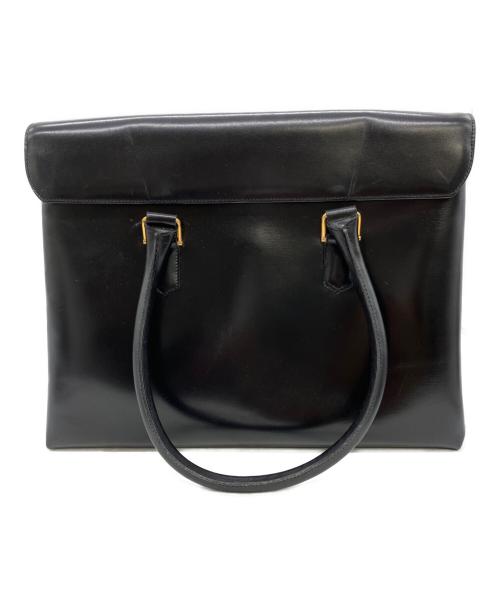 CELINE（セリーヌ）CELINE (セリーヌ) マンテルチェーンハンドバッグ ブラックの古着・服飾アイテム