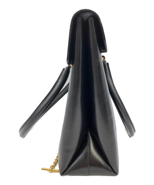 CELINE（セリーヌ）CELINE (セリーヌ) マンテルチェーンハンドバッグ ブラックの古着・服飾アイテム