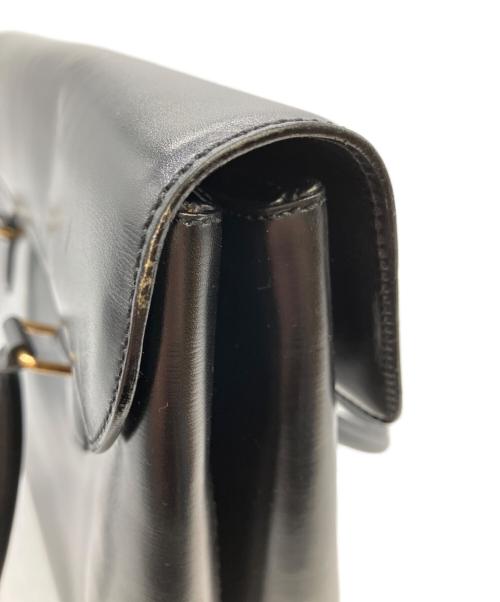 CELINE（セリーヌ）CELINE (セリーヌ) マンテルチェーンハンドバッグ ブラックの古着・服飾アイテム