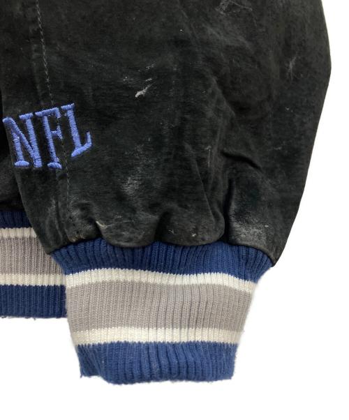 NFL（ナショナル・フットボール・リーグ）NFL (ナショナル・フットボール・リーグ) スタジャン ブラック×ネイビー サイズ:XLの古着・服飾アイテム