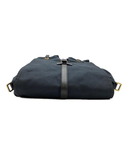 GUCCI（グッチ）GUCCI (グッチ) 2WAYショルダーバッグ ネイビーの古着・服飾アイテム