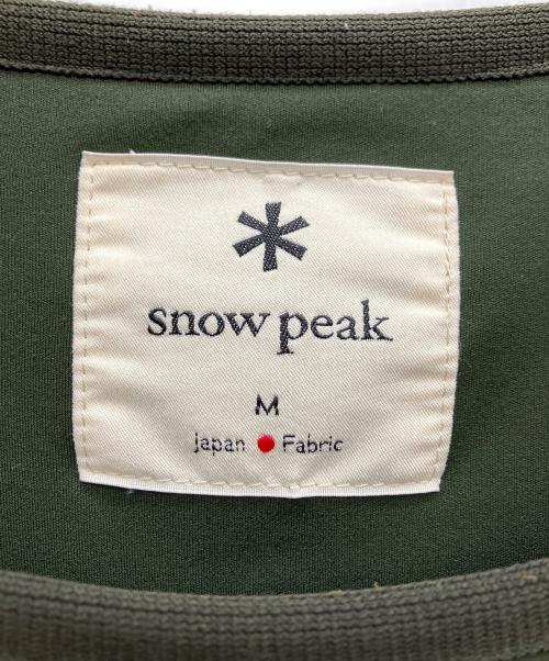 Snow peak（スノーピーク）Snow peak (スノーピーク) 中綿プルオーバー グリーン サイズ:Mの古着・服飾アイテム