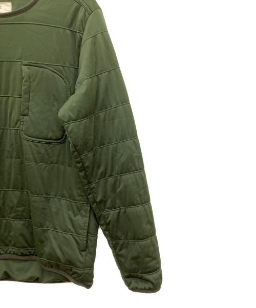 Snow peak（スノーピーク）Snow peak (スノーピーク) 中綿プルオーバー グリーン サイズ:Mの古着・服飾アイテム