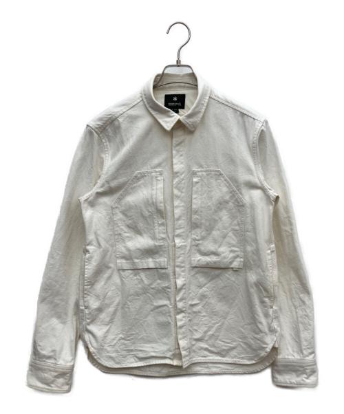 Snow peak（スノーピーク）Snow peak (スノーピーク) オカヤマオックスシャツ ホワイト サイズ:Mの古着・服飾アイテム