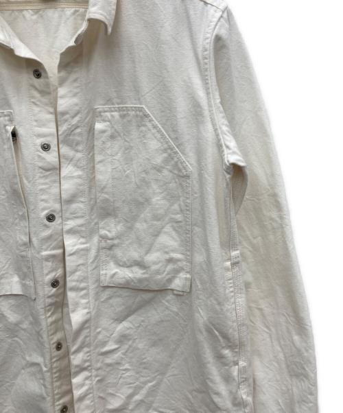 Snow peak（スノーピーク）Snow peak (スノーピーク) オカヤマオックスシャツ ホワイト サイズ:Mの古着・服飾アイテム
