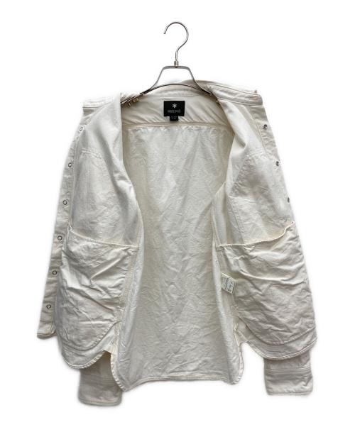 Snow peak（スノーピーク）Snow peak (スノーピーク) オカヤマオックスシャツ ホワイト サイズ:Mの古着・服飾アイテム