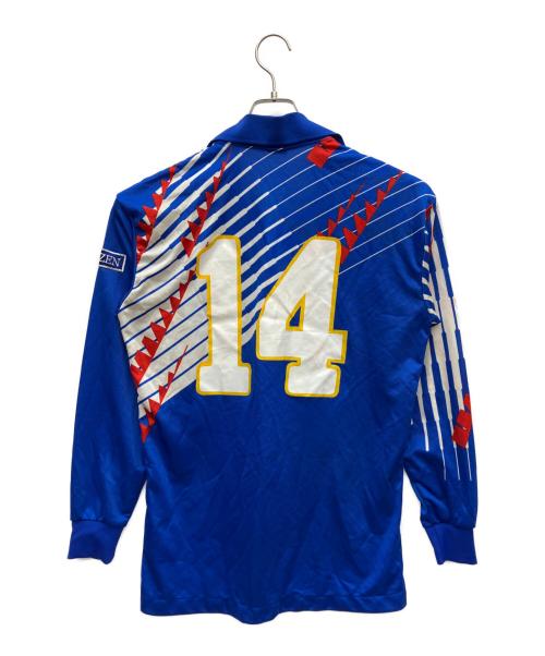 PUMA（プーマ）PUMA (プーマ) 日本代表 ゲームシャツ 1993年モデル ブルー サイズ:Oの古着・服飾アイテム