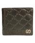 GUCCI（グッチ）の古着「2つ折り財布　グッチシマ」｜ブラック
